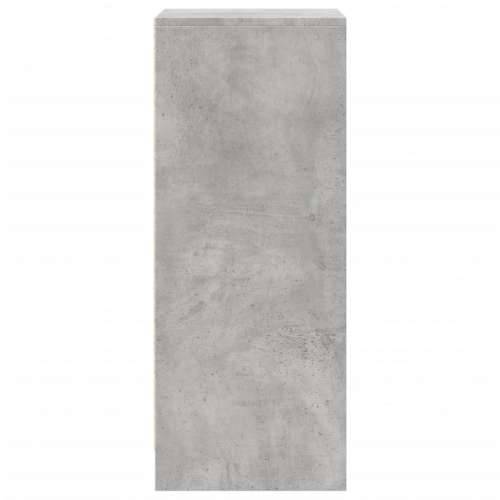 Komoda s LED siva boja betona 42,5x34x85 cm konstruirano drvo - Beton siva 1 Cijena