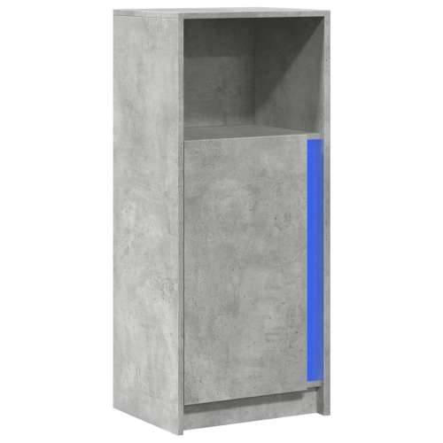 Komoda s LED siva boja betona 42,5x34x100 cm konstruirano drvo - Beton siva 1 42.5 cm Cijena