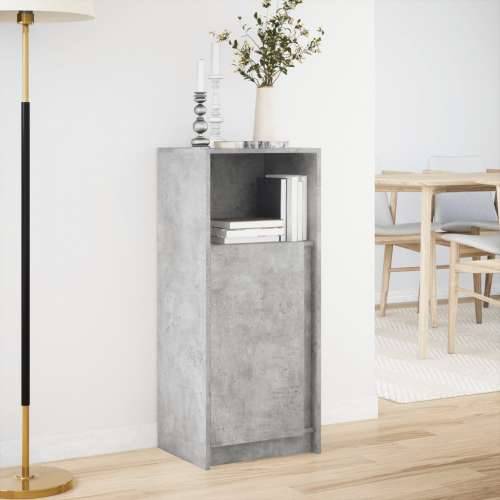 Komoda s LED siva boja betona 42,5x34x100 cm konstruirano drvo - Beton siva 1 42.5 cm Cijena