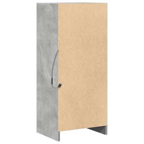 Komoda s LED siva boja betona 42,5x34x100 cm konstruirano drvo - Beton siva 1 42.5 cm Cijena