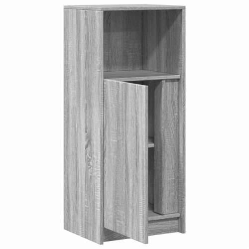 Komoda s LED svjetlima boja hrasta sonome 42,5x34x100 cm drvena - Sivi hrast sonoma 1 42.5 cm Cijena