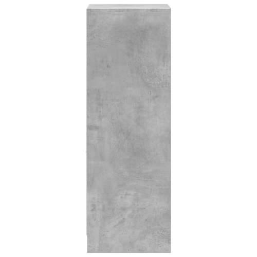 Komoda s LED svjetlima siva boja betona 38x34x100 cm drvena - Beton siva 1 38 cm Cijena