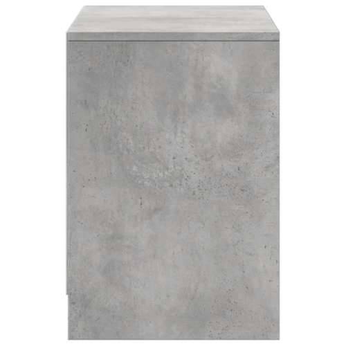 TV ormarić s LED svjetlima boja betona 100x34x50 cm drveni - Beton siva 1 Cijena