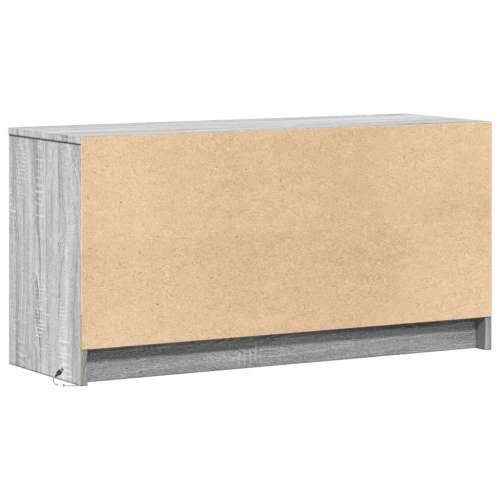 TV ormarić s LED svjetlima boja hrasta 100x34x50 cm drveni - Sivi hrast sonoma 1 Cijena