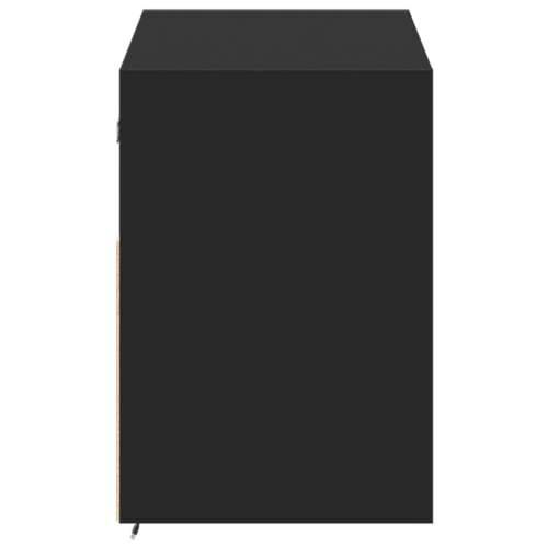Zidni TV ormarić s LED svjetlima crni 100x31x45 cm - Crna 1 100 cm Cijena
