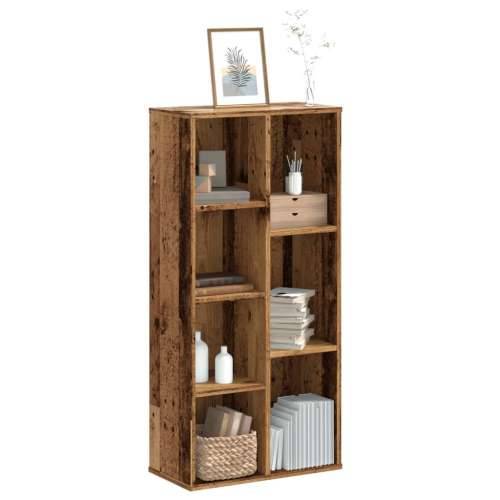 Regal za knjige boja starog drva 50x25x105 cm drveni - Staro drvo 1 Cijena