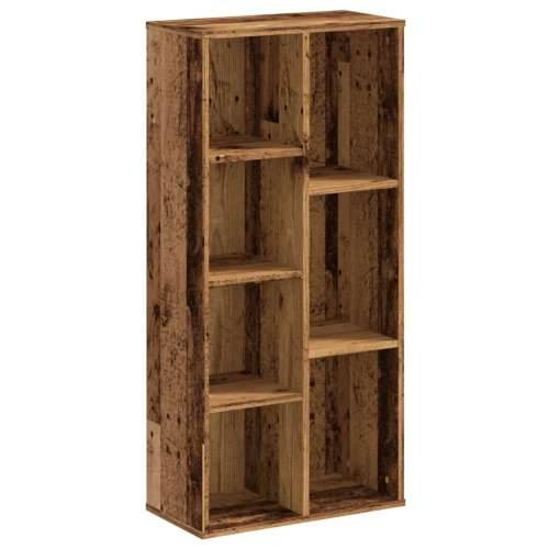 Regal za knjige boja starog drva 50x25x105 cm drveni - Staro drvo 1 Cijena