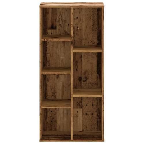 Regal za knjige boja starog drva 50x25x105 cm drveni - Staro drvo 1 Cijena
