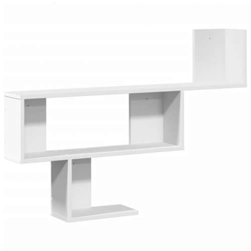 Zidna polica bijela 100x15x70 cm od konstruiranog drva - Bijela 1 Cijena