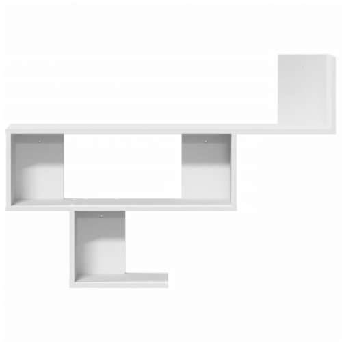 Zidna polica bijela 100x15x70 cm od konstruiranog drva - Bijela 1 Cijena