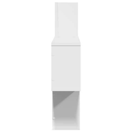 Zidna polica bijela 100x15x70 cm od konstruiranog drva - Bijela 1 Cijena