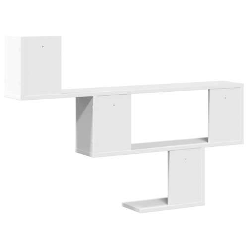Zidna polica bijela 100x15x70 cm od konstruiranog drva - Bijela 1 Cijena