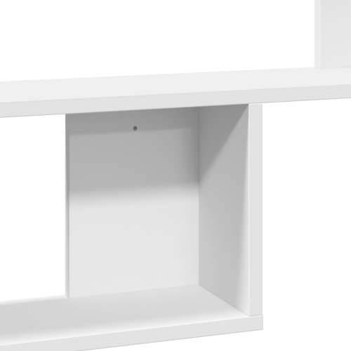 Zidna polica bijela 100x15x70 cm od konstruiranog drva - Bijela 1 Cijena