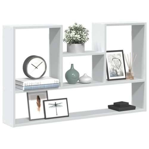 Zidna polica bijela 99x15x60 cm od konstruiranog drva - Bijela 1 Cijena