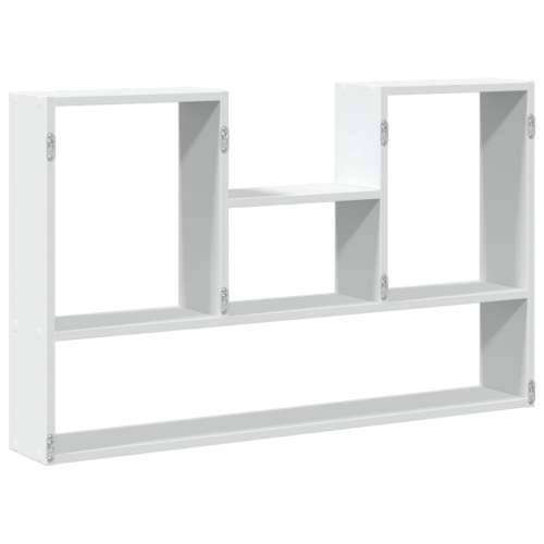Zidna polica bijela 99x15x60 cm od konstruiranog drva - Bijela 1 Cijena
