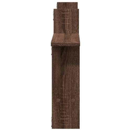 Zidne police 2 kom boja smeđeg hrasta 50x12x50 cm drvene - Smeđi hrast 50 x 12 x 50 cm 1 Cijena