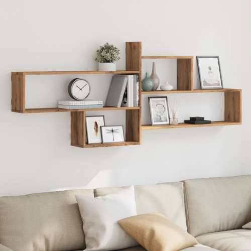 Zidna polica boja hrasta 167,5x18x68 cm konstruirano drva - Boja hrasta 1 Cijena