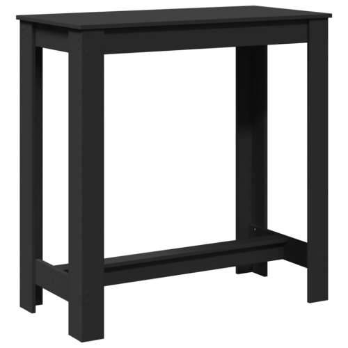 Barski stol crni 102 x 50 x 103,5 cm od konstruiranog drva - Crna 1 102 cm Cijena