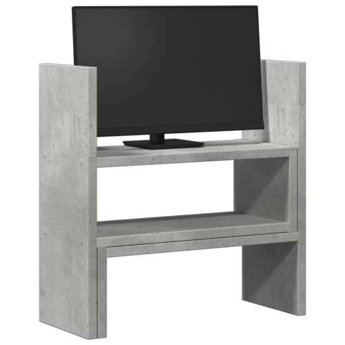Organizator za stol podesivi boja betona 40 x 17 x 41 cm drveni - Beton siva Cijena