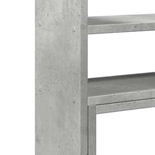 Organizator za stol podesivi boja betona 40 x 17 x 41 cm drveni - Beton siva Cijena