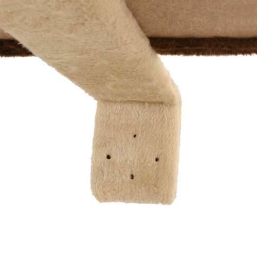 Zidna penjalica za mačke sa stupovima za grebanje od sisala 194 cm bež/smeđa Cijena