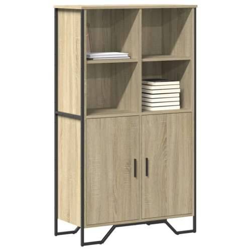 Visoka komoda boja hrasta 79,5x35,5x137,5 cm konstruirano drvo - sonoma hrast 1 Cijena