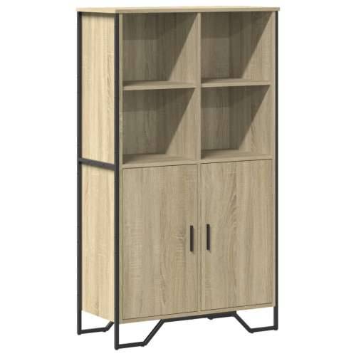 Visoka komoda boja hrasta 79,5x35,5x137,5 cm konstruirano drvo - sonoma hrast 1 Cijena