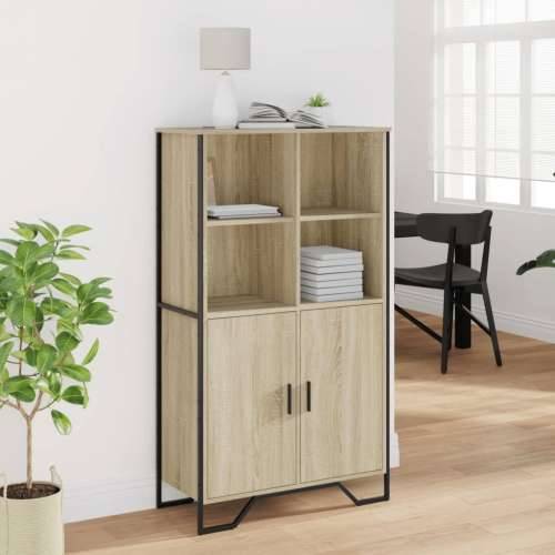 Visoka komoda boja hrasta 79,5x35,5x137,5 cm konstruirano drvo - sonoma hrast 1 Cijena