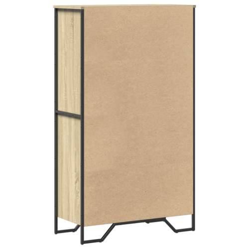Visoka komoda boja hrasta 79,5x35,5x137,5 cm konstruirano drvo - sonoma hrast 1 Cijena