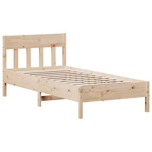 Okvir kreveta bez madraca 90 x 200 cm od masivne borovine - Prirodna 90 x 200 cm Cijena