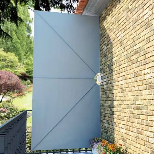 Sklopiva bočna tenda siva 400 x 200 cm - Siva 400 x 200 cm 1 Cijena