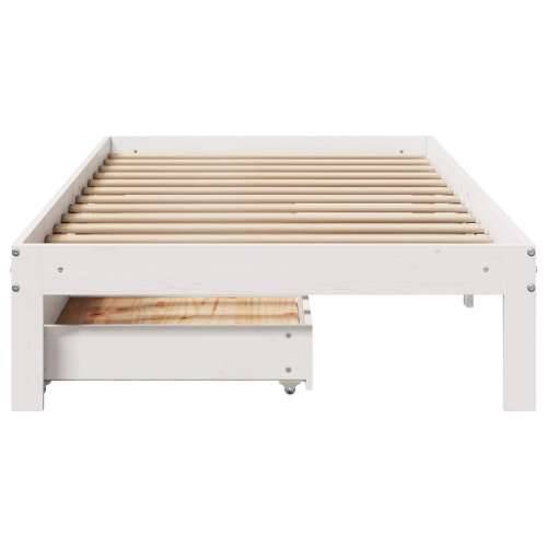 Okvir kreveta s ladicama bez madraca bijeli 100x200 cm - Bijela 100 x 200 cm Cijena