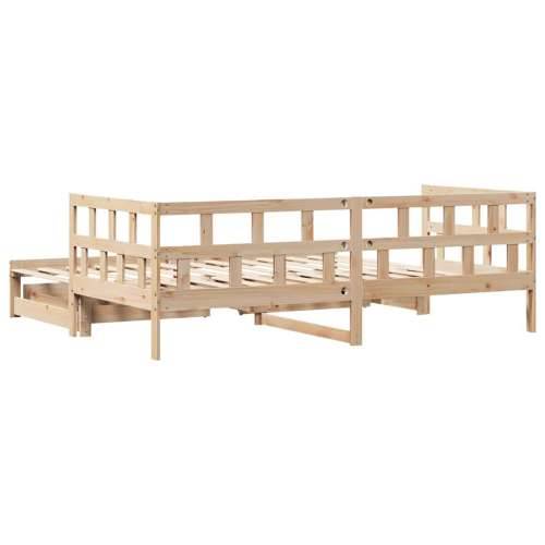 Dnevni krevet na razvlačenje s ladicama bez madraca 80x200 cm Cijena