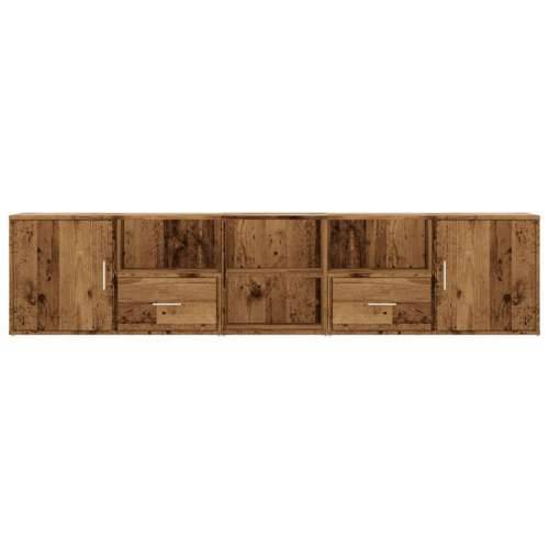 Kutni ormarić boja starog drva 200x40x45 cm konstruirano drvo - Staro drvo 1 Cijena