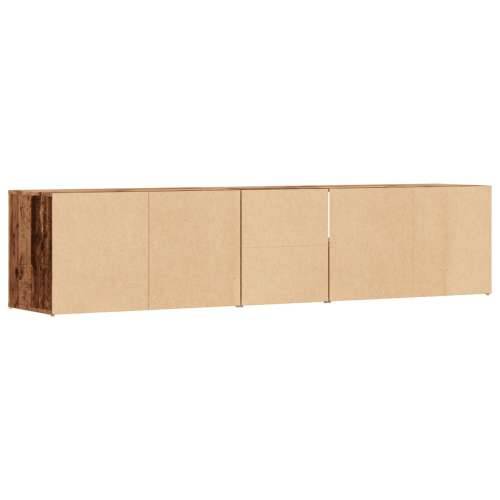 Kutni ormarić boja starog drva 200x40x45 cm konstruirano drvo - Staro drvo 1 Cijena