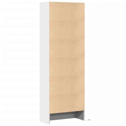 Visoka komoda LED bijela 69x32,5x200 cm konstruirano drvo - Bijela 1 69 cm Cijena