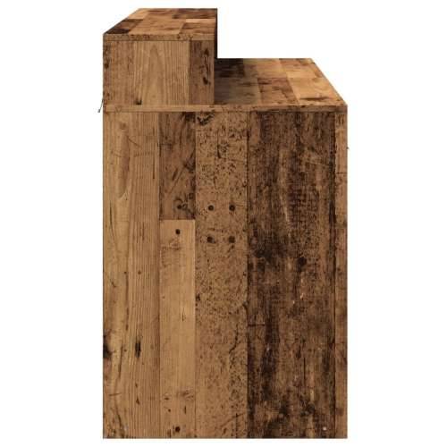 Radni stol s LED svjetlima boja starog drva 120x55x91 cm drveni - Staro drvo 120 x 55 x 91 cm Cijena