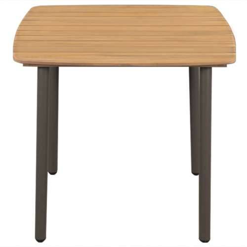 44233 Garden Table 80x80x72cm Solid Acacia Wood and Steel Cijena
