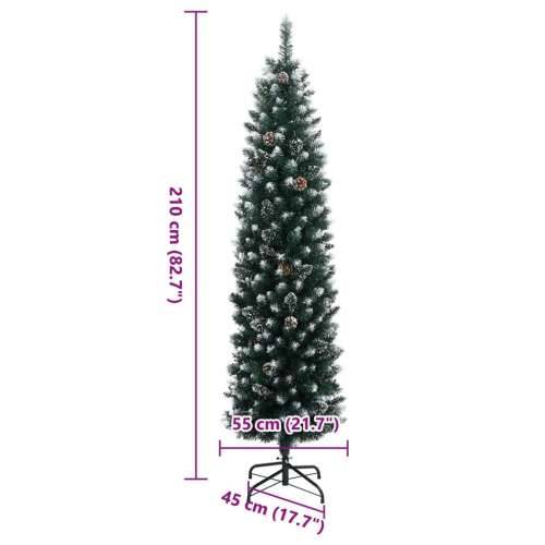 Umjetno tanko božićno drvce s 300 LED žarulja 210 cm - 210 cm 1 s LED svjetlima Cijena