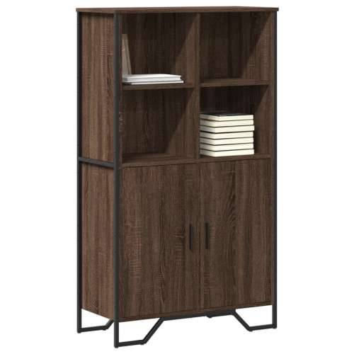 Visoka komoda boja hrasta 79,5x35,5x137,5 cm konstruirano drvo - Smeđi hrast 1 Cijena