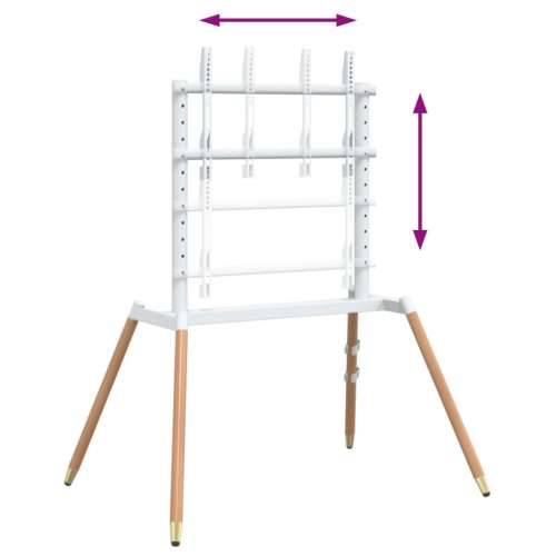 TV stalak za zaslon od 37-86 inča maks. VESA 400 x 600 mm 60 kg - Smeđa 1 s 4 noge Cijena