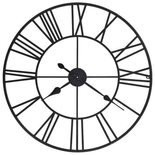 Starinski zidni sat s kvarcnim mehanizmom metalni 80 cm XXL Cijena