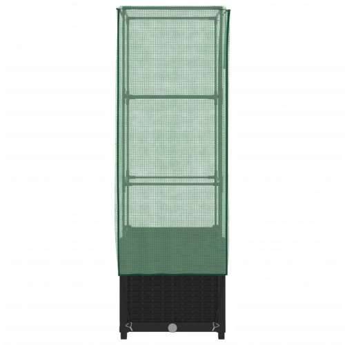 Povišena gredica s pokrovom za staklenik 40 x 40 x 139 cm - Crna 40 x 40 x 139 cm 1 Cijena