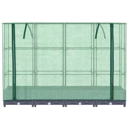 Povišena gredica s pokrovom za staklenik 160 x 40 x 123 cm - Plavo-siva 160 x 40 x 123 cm 1 Cijena