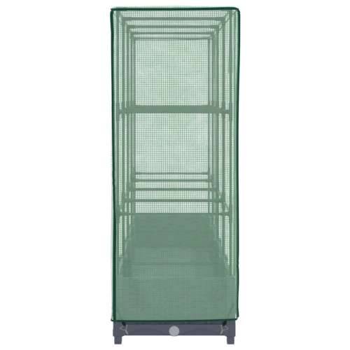 Povišena gredica s pokrovom za staklenik 160 x 40 x 123 cm - Plavo-siva 160 x 40 x 123 cm 1 Cijena