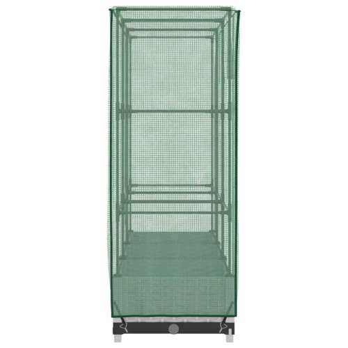 Povišena gredica s pokrovom za staklenik 120 x 40 x 123 cm - Bijela 120 x 40 x 123 cm 1 Cijena