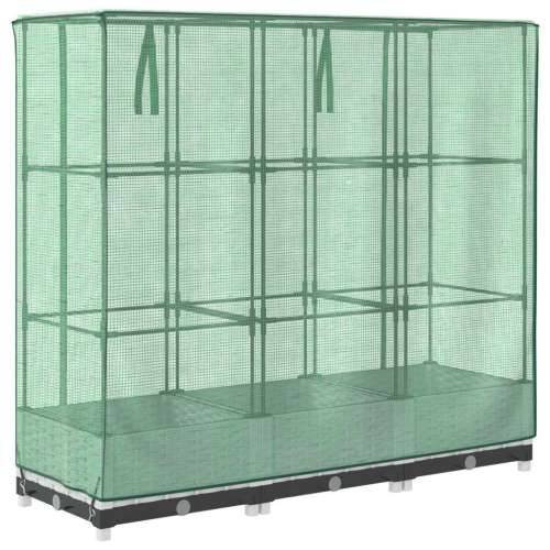 Povišena gredica s pokrovom za staklenik 120 x 40 x 123 cm - Bijela 120 x 40 x 123 cm 1 Cijena