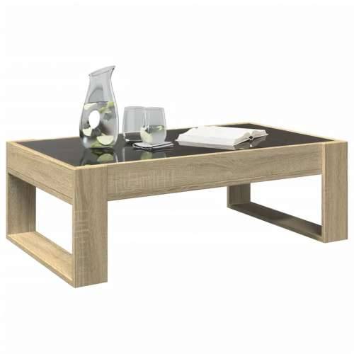 Stolić s beskonačnim LED svjetlima boja hrasta 90x53x30 cm - sonoma hrast 1 90 cm Cijena