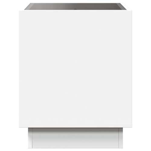 Stolić za kavu s beskonačnim LED svjetlima bijeli 50x50x50 cm - Bijela 1 50 cm Cijena