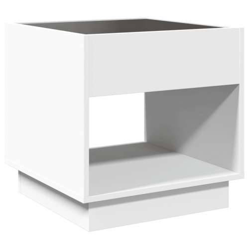 Stolić za kavu s beskonačnim LED svjetlima bijeli 50x50x50 cm - Bijela 1 50 cm Cijena